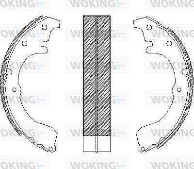 Woking Z4321.00 - Bremžu loki www.autospares.lv