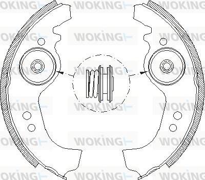 Woking Z4258.01 - Bremžu loki autospares.lv