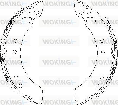 Woking Z4253.00 - Bremžu loki autospares.lv