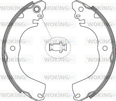 Woking Z4257.00 - Bremžu loki autospares.lv