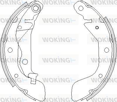 Woking Z4208.00 - Bremžu loki www.autospares.lv