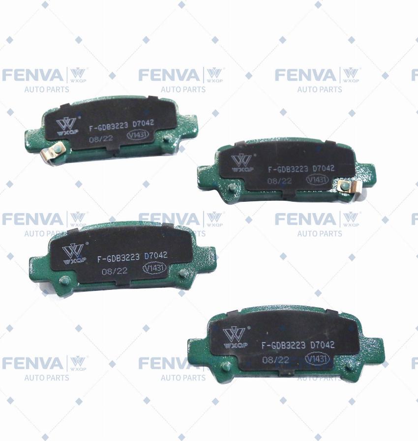 WXQP 40415 - Brake Pad Set, disc brake www.autospares.lv