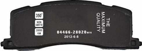 WXQP 40191 - Тормозные колодки, дисковые, комплект www.autospares.lv