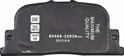 WXQP 40188 - Тормозные колодки, дисковые, комплект www.autospares.lv