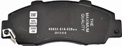 WXQP 40183 - Тормозные колодки, дисковые, комплект www.autospares.lv