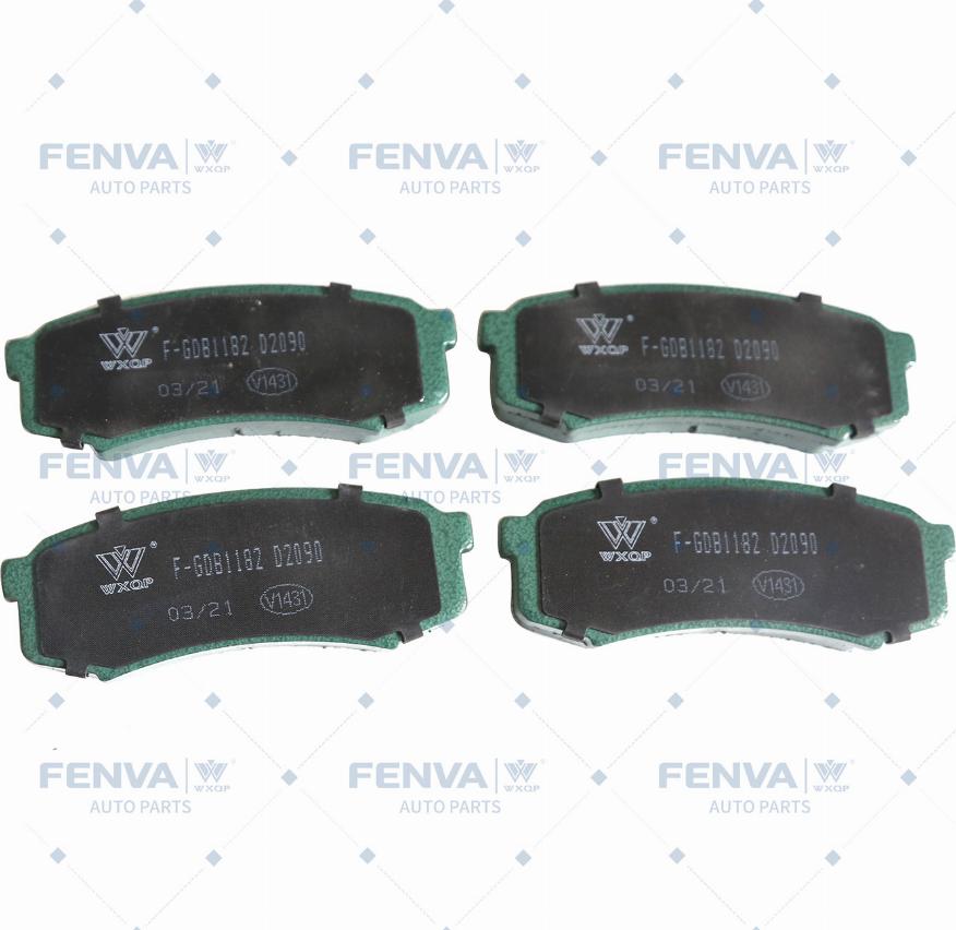 WXQP 40829 - Brake Pad Set, disc brake www.autospares.lv