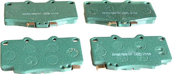 WXQP 40334 - Brake Pad Set, disc brake www.autospares.lv