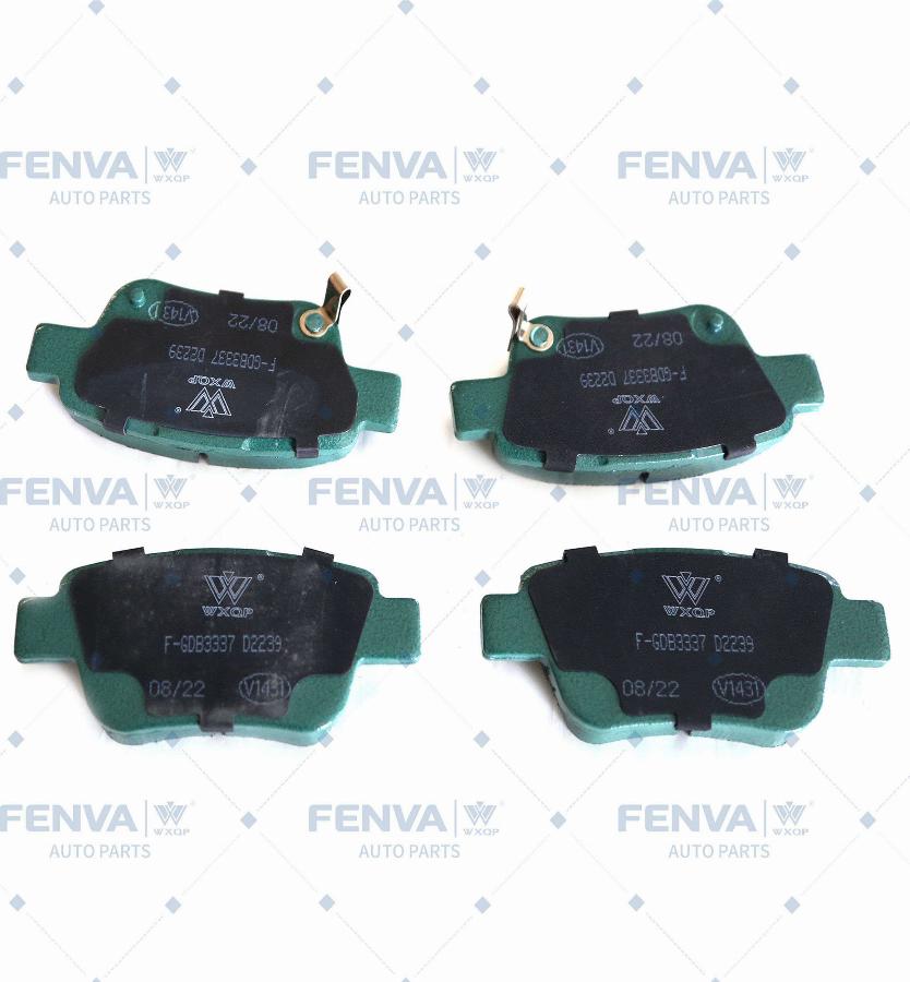 WXQP 40797 - Тормозные колодки, дисковые, комплект www.autospares.lv