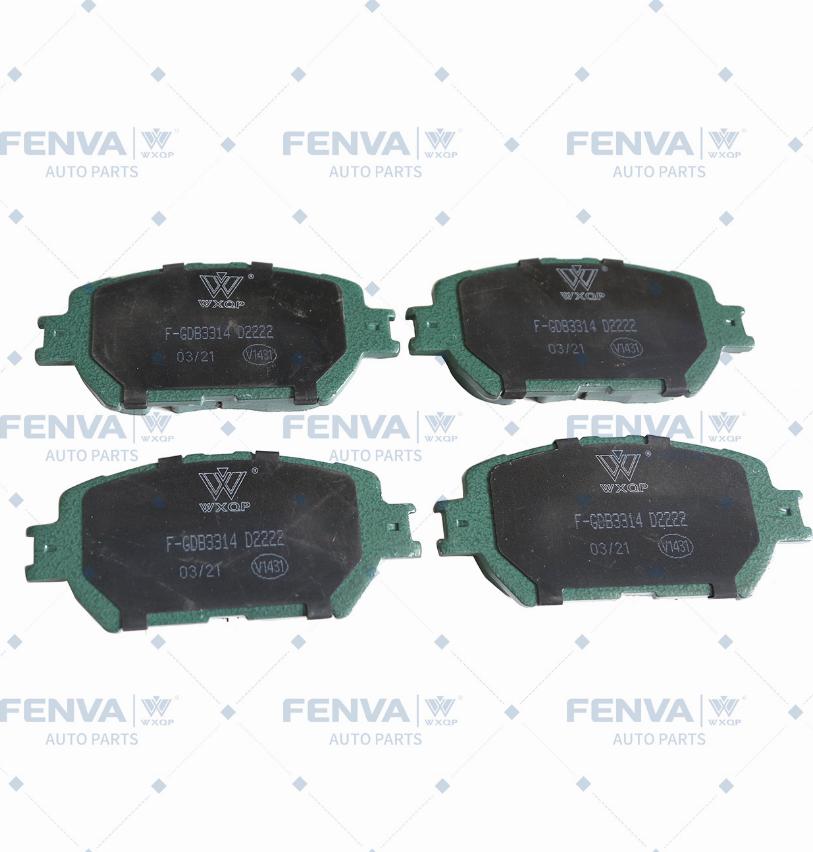 WXQP 40766 - Brake Pad Set, disc brake www.autospares.lv