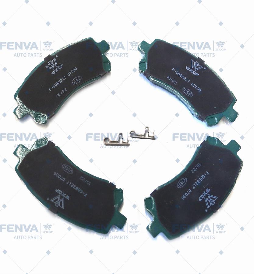 WXQP 40763 - Тормозные колодки, дисковые, комплект www.autospares.lv