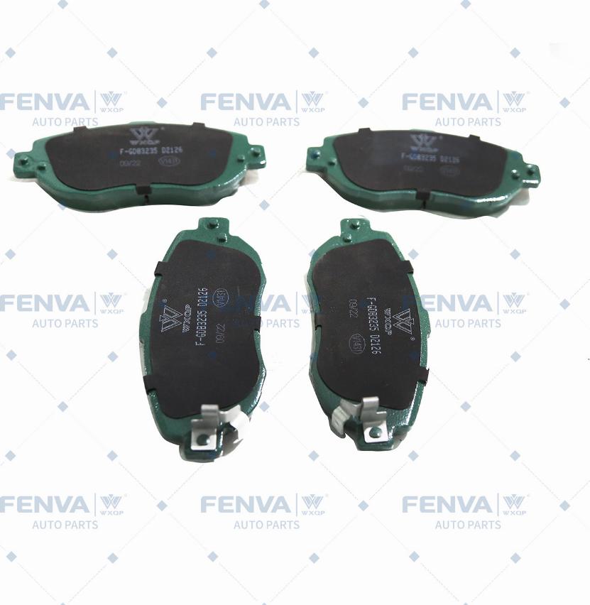 WXQP 42641 - Тормозные колодки, дисковые, комплект www.autospares.lv