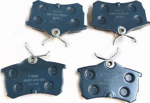 WXQP 42151 - Brake Pad Set, disc brake www.autospares.lv