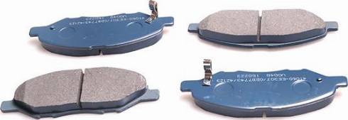 WXQP 42123 - Brake Pad Set, disc brake www.autospares.lv