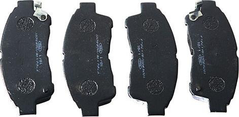 WXQP 42230 - Brake Pad Set, disc brake www.autospares.lv