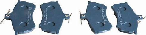 WXQP 42224 - Brake Pad Set, disc brake www.autospares.lv