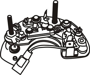 WXQP 650013 - Rectifier, alternator www.autospares.lv