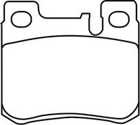 WXQP 140623 - Brake Pad Set, disc brake www.autospares.lv