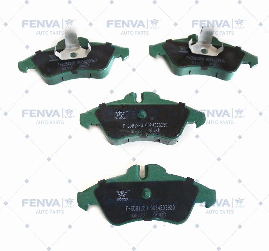 WXQP 140339 - Brake Pad Set, disc brake www.autospares.lv