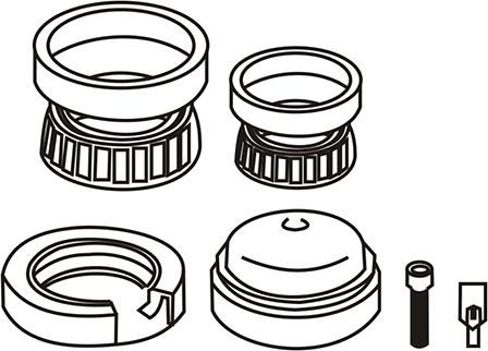 WXQP 160909 - Riteņa rumbas gultņa komplekts autospares.lv