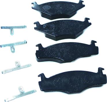 WXQP 340903 - Brake Pad Set, disc brake www.autospares.lv