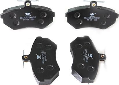 WXQP 341223 - Brake Pad Set, disc brake www.autospares.lv