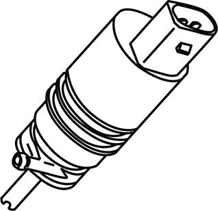 WXQP 350305 - Ūdenssūknis, Stiklu tīrīšanas sistēma autospares.lv