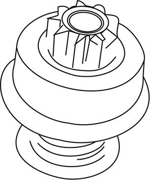 WXQP 351155 - Zobrats, Starteris autospares.lv