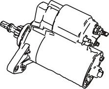 WXQP 351833 - Bukse, Startera vārpsta autospares.lv