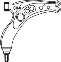 WXQP 361985 - Neatkarīgās balstiekārtas svira, Riteņa piekare autospares.lv