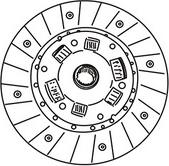 WXQP 361445 - Clutch Disc www.autospares.lv