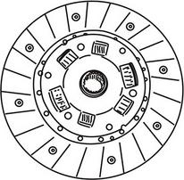 WXQP 361331 - Диск сцепления, фрикцион www.autospares.lv