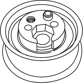 WXQP 310099 - Spriegotājrullītis, Gāzu sadales mehānisma piedziņas siksna autospares.lv