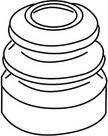 WXQP 381221 - Rubber Buffer, suspension www.autospares.lv