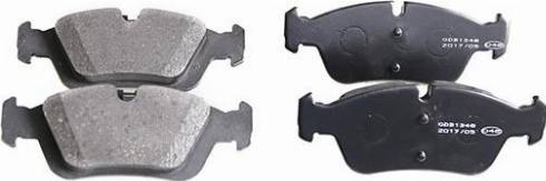 WXQP 240303 - Brake Pad Set, disc brake www.autospares.lv