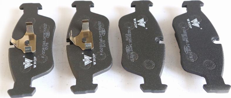 WXQP 240205 - Brake Pad Set, disc brake www.autospares.lv