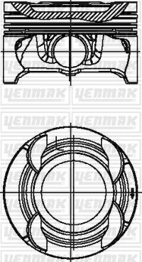 Yenmak 31-04766-000 - Piston www.autospares.lv