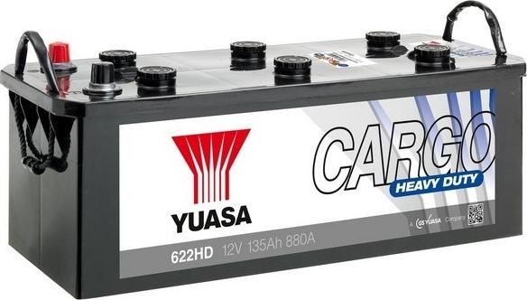 Yuasa 622HD - Startera akumulatoru baterija www.autospares.lv