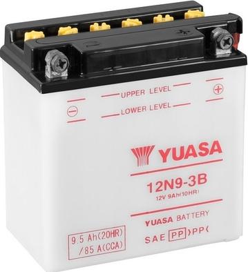 Yuasa 12N9-3B - Startera akumulatoru baterija www.autospares.lv