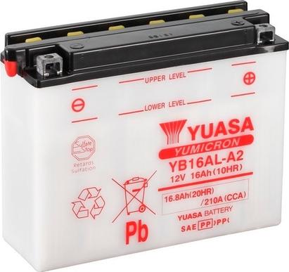 Yuasa YB16AL-A2 - Startera akumulatoru baterija www.autospares.lv