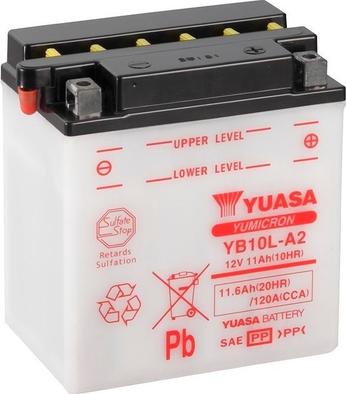 Yuasa YB10L-A2 - Startera akumulatoru baterija www.autospares.lv