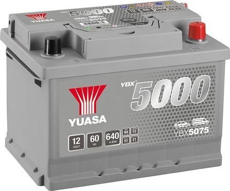 Yuasa YBX5075 - Starter Battery www.autospares.lv