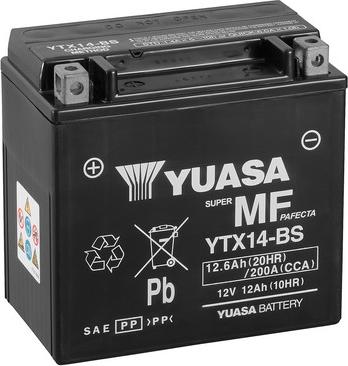 Yuasa YTX14-BS(CP) - Startera akumulatoru baterija autospares.lv