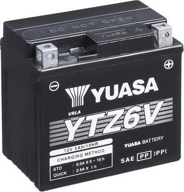 Yuasa YTZ6V - Startera akumulatoru baterija www.autospares.lv