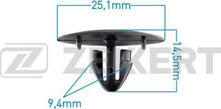 Zekkert BE-2293 - Moldings / aizsarguzlika autospares.lv