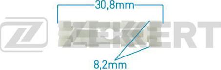 Zekkert BE-2243 - Clip, trim / protective strip www.autospares.lv