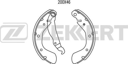 Zekkert BK-4459 - Bremžu loku komplekts www.autospares.lv