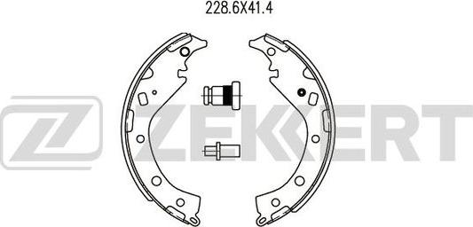 Zekkert BK-4463 - Bremžu loku komplekts www.autospares.lv