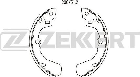 Zekkert BK-4090 - Bremžu loku komplekts www.autospares.lv