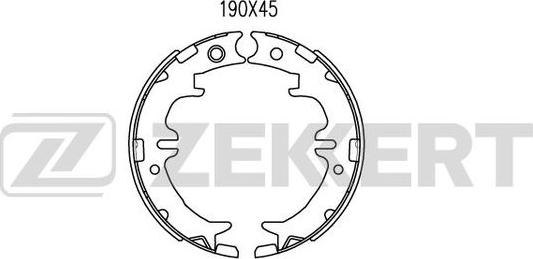 Zekkert BK-4046 - Bremžu loku komplekts autospares.lv