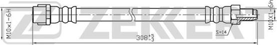 Zekkert BS-9037 - Тормозной шланг www.autospares.lv